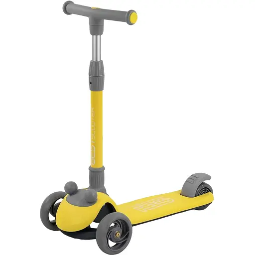 Самокат Best Scooter 62х17х31 см Жовто-сірий 000231464