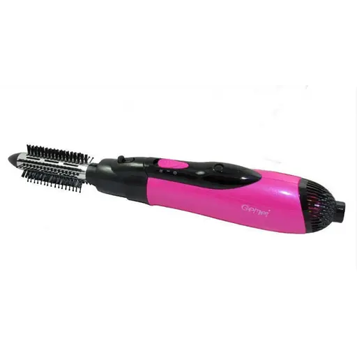 Фен браш стайлер Gemei Gm-4835 10 в 1 з насадками, що обертаються, щітка для вирівнювання та завивки волосся гребінець - фото 3