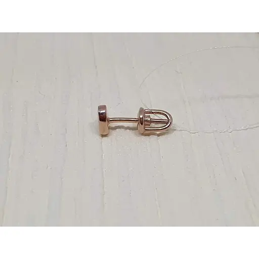 Золота моносережка-пусета Sova jewelry house Сердечко. 2503031101 - фото 2