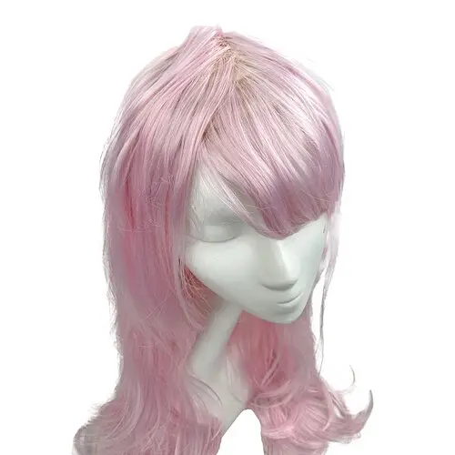 Парик розовый матовый - фото 3