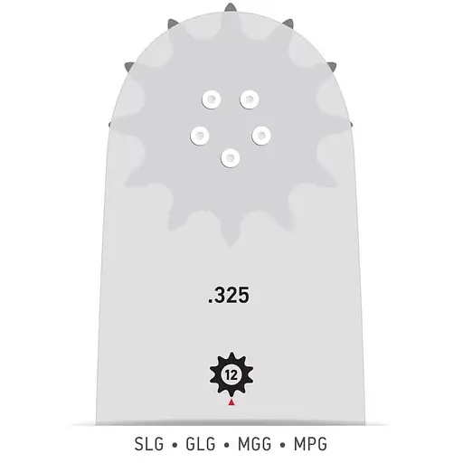 Шина OREGON 0.325" 1.5 мм длина 18"/45 см (188SLGK095) - фото 2