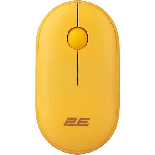 Беспроводная мышь 2E MF300 Silent WL BT Sunny Yellow (2E-MF300WYW) - фото 1