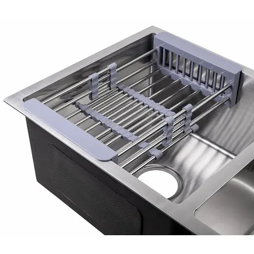 Кухонная мойка Lidz H7843 Brush 3.0/1.0 мм (LIDZH7843BRU3010), Нержавеющая сталь - фото 4