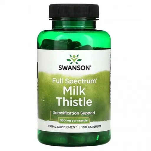 Розторопша Swanson Milk Thistle 500 mg 100 caps (1086-100-21-9320641-20)