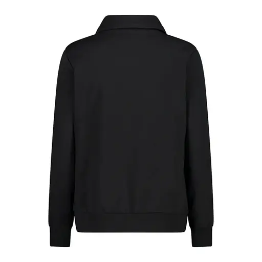 Кофта CMP Women's Zip-Up Sweatshirt in Stretch Cotton Black XXS (1097-31D4266-U901 34) - фото 3