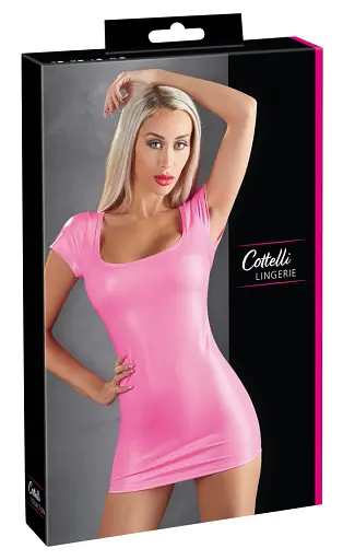 Сукня Cottelli Collection Party Mini Dress L рожевий - фото 7