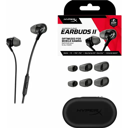 Наушники HyperX Cloud Earbuds II Black (70N24AA) - фото 6