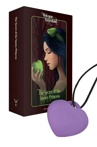 Вібратор для клітора FairyGasm PleasureStone 5.5 см фіолетовий - фото 6