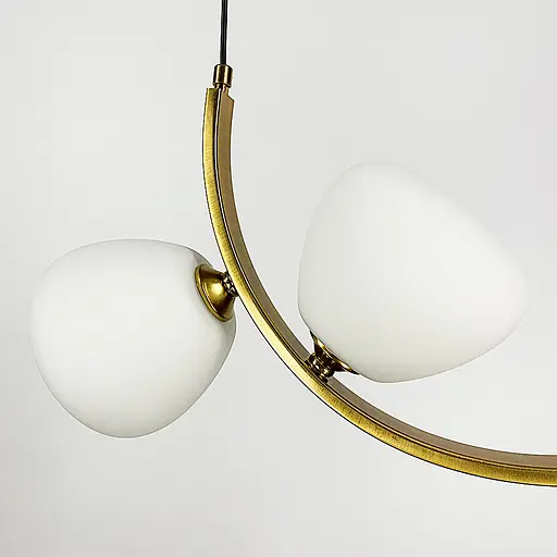 Вражаюча люстра MODERN FLORAL ARCH на 3 плафони Line.F C 18D/3 AB - фото 3