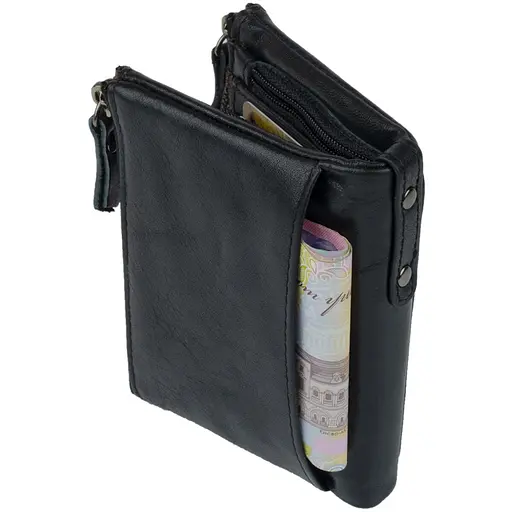 Кожаный кошелек Vintage 9х11.5х3 см acs0018162 - фото 7