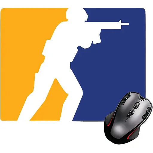 Ігрова поверхня Nextprint Контр Страйк 2 Counter Strike 2 нове лого 300 х 250 мм (23643) 