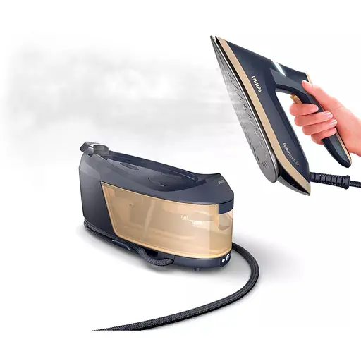 Утюг-парогенератор Philips PerfectCare 6000 Series 2400 Вт сине-золотой (PSG6066/20) - фото 7