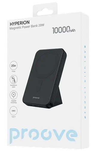 Power Bank Proove Hyperion 10000mAh 20W black (PBHP15020001) RU - фото 4