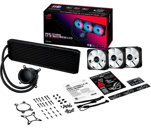 СВО ASUS ROG Strix LC III 360 ARGB LCD (90RC00W1-M0UAY0) - фото 9
