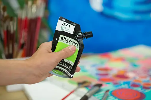 Акрилова фарба Sennelier Abstract, 120 мл, Яскраво-жовто-зелений (Bright Yellow Green) - фото 4