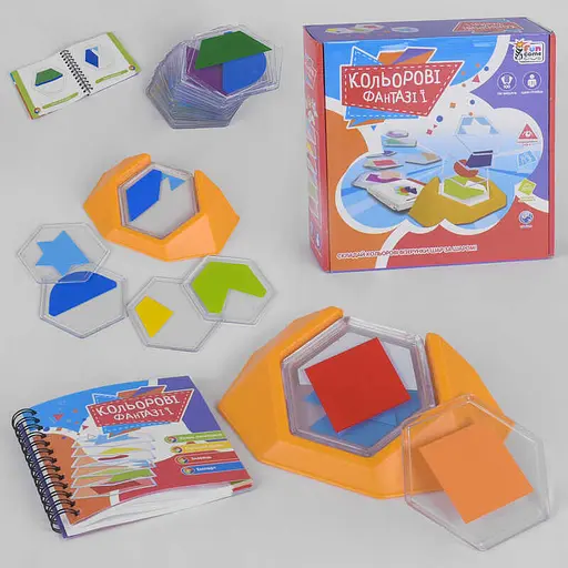 Развивающая игра UKВ-В 0041 "Цветные фантазии" 4FUN Game Club, в коробке (6904660046436) - фото 2