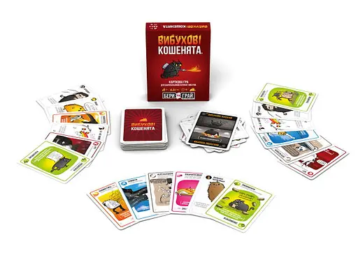 Настольная игра Rozum Взрывные котята: Бери и Играй (Exploding Kittens: Grab & Game) (укр.) (R124UA) - фото 6