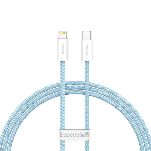 Кабель Baseus Type-C to Lightning Dynamic Series 1 м 20W (CALD000003) голубой - фото 1