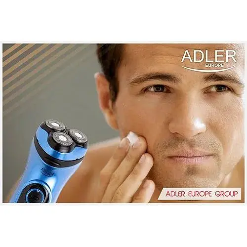 Електробритва акумуляторна 60 хв Adler AD 2910 плаваючі головки дорожній футляр - фото 8