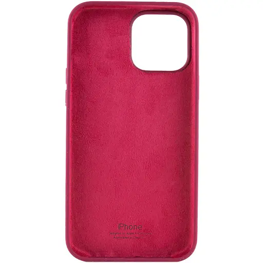 Чохол Silicone Case Full Protective (AA) для Apple iPhone 15 Pro Max (6.7) Бордовий / Maroon - фото 2