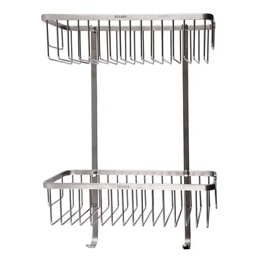 Поличка подвійна Globus Lux SQ9488, Нержавіюча сталь - фото 2