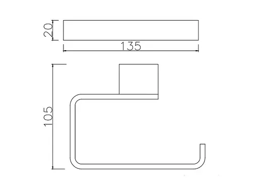 Держатель для туалетной бумаги ASIGNATURA Intense - фото 2