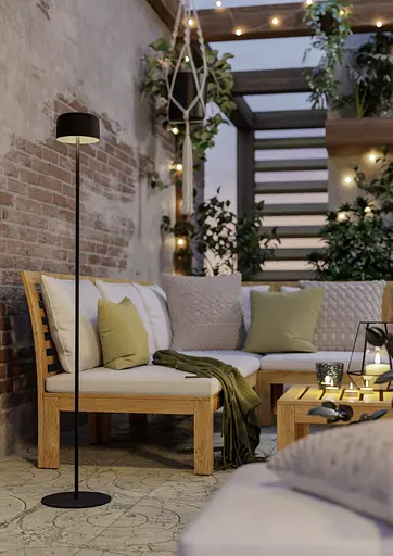 Торшер вуличний солярний з сенсором ROCCANOVA-L EGLO 901891 - фото 3