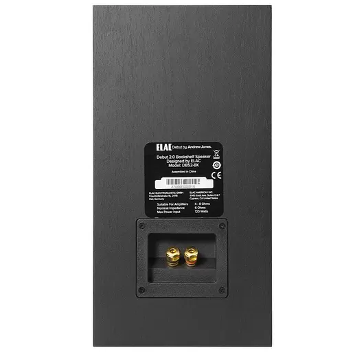 Полочные колонки ELAC DB-52 Debut 2.0 Bookshelf Speakers Black - фото 3