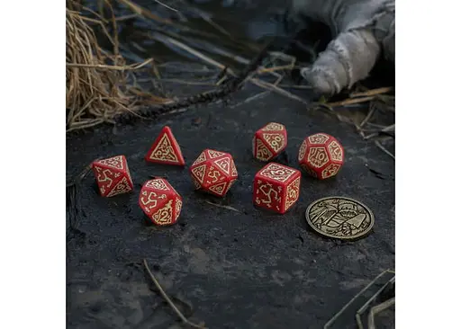 Набор кубиков The Witcher Dice Set. Crones - Brewess , 7 шт. (SWCR01) - фото 5