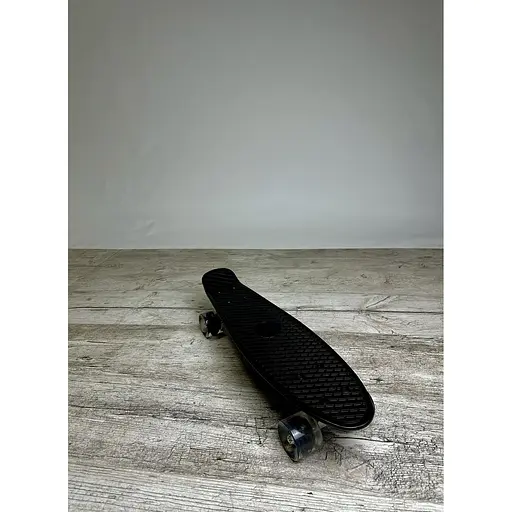 Скейт Пенни Борд A-Toys Penny Board Maraton со светящимися колёсами с декой 55 см черный - фото 2