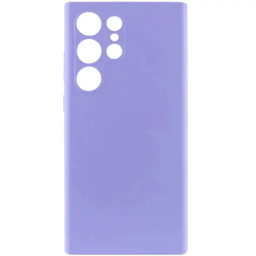 Чохол Silicone Cover Lakshmi Full Camera (AAA) для Samsung Galaxy S25 Ultra Бузковий / Dasheen
