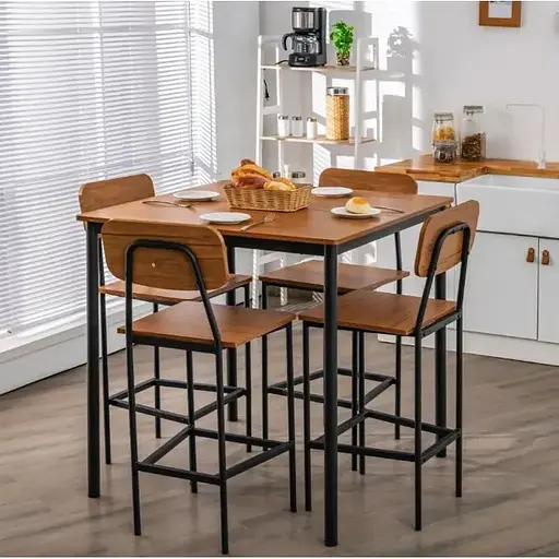 Комплект меблів Costway Karen барний стіл з стільцями - фото 4