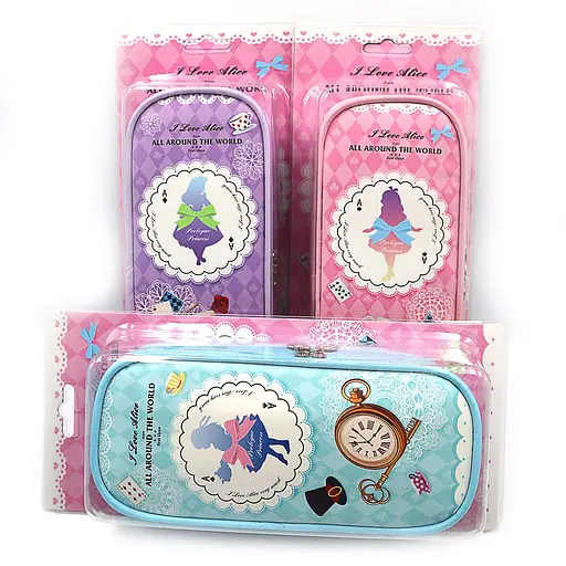 Пенал овальный на молнии Алиса в стране чудес, 1632 (в ассортименте) - фото 2