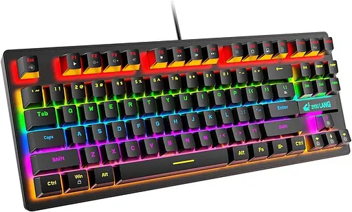 Ігрова клавіатура Mamba Snake Механічна перемикач Mini 87 клавіш дротовий - фото 4