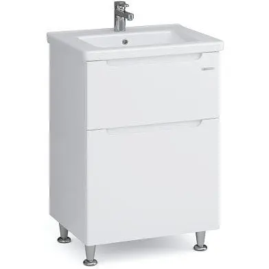 Тумба підлогова Sanwerk Ера 60 Білий з умивальником Space Line (MV0000851) Білий - фото 1