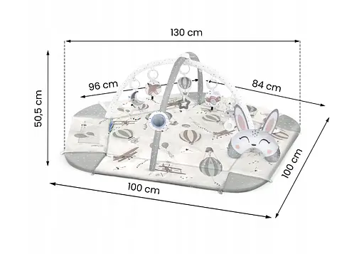 Розвиваючий килимок Balony Nukido 100 x 100 см (730102) - фото 4