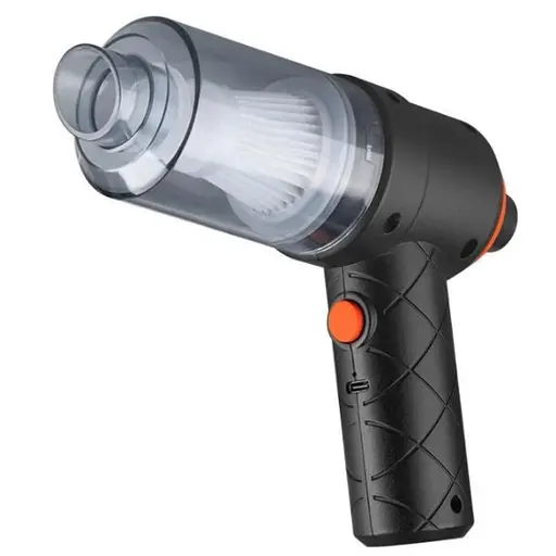 Бездротовий пилосос Vacuum Cleaner YT-M2037 ручний автомобільний 2 в 1 потужністю 120Вт Чорний - фото 5