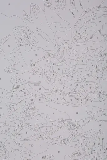 Набір для розпису по номерах "Кувшинка на воді" 40*50 см, IDEA2-GX46832, ТМ "99IDEAS" - фото 7