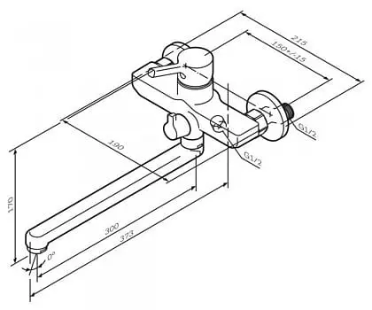 Змішувач для ванни AM.PM X-Joy S F85B90000 Хром - фото 5