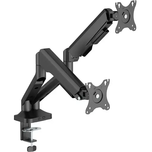 Кронштейн настольный для монитора 17-35" OfficePro MA442B, черный, для двух экранов, VESA 100x100 мм/75x75 мм, регулировка - фото 1