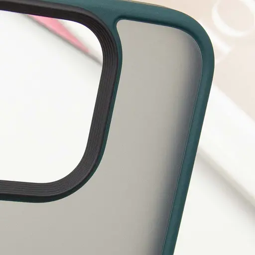 Чехол Epik TPU+PC Metal Buttons для Apple iPhone 16 Pro Max 6.9 Зеленый - фото 6