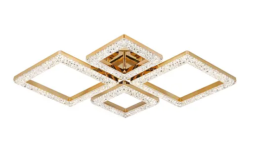 Люстра светодиодная акриловая Sirius 2726/2+2 GD 50W*2