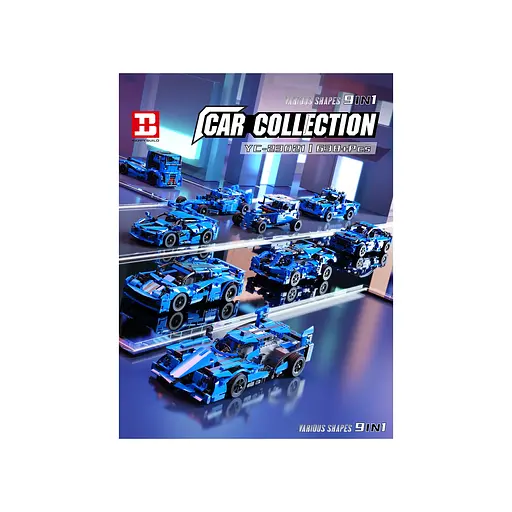 Конструктор дитячий "Набір блоків для транспортних засобів" 638 шт., синій на дистанційному керуванні - фото 5