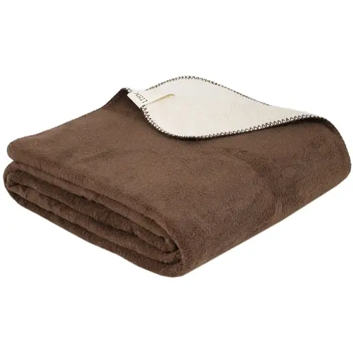 Плед Lotus Home Infinity коричневый 200х220 см (svt-2000022346078) - фото 2