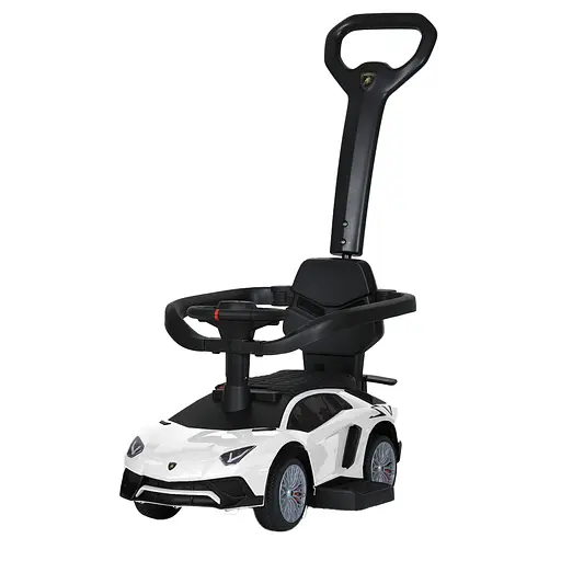 Каталка-толокарь Bambi Lamborghini с музыкой и светом белый