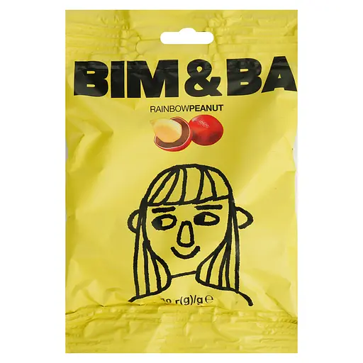 Драже Bim&Ba RainbowPeanut арахіс в глазурі 40 г