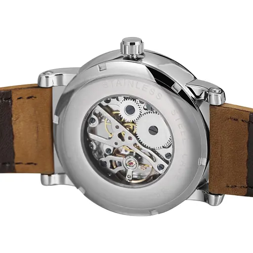 Наручний годинник Forsining Vintage Pro Сріблястий (3275) - фото 8