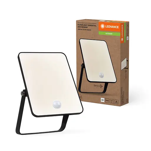 LEDVANCE Прожектор ESSENTIAL SENSOR 20Вт 1800Лм 4000K датчик руху чорний - фото 4