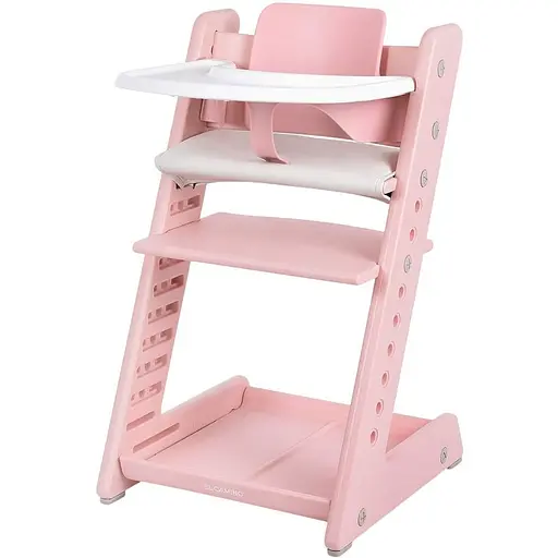 Стул для кормления ME 1101 STAGE экокожа Pink 