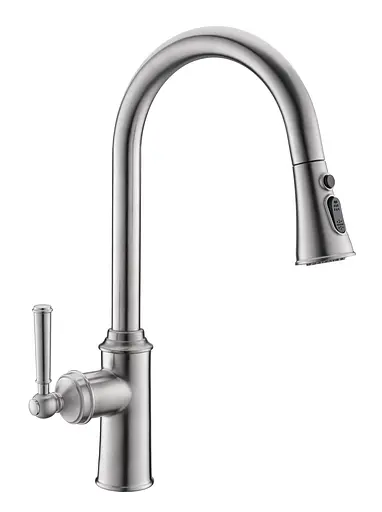 Смеситель для кухни Imprese Hydrant ZMK031806150 Хром матовый - фото 1